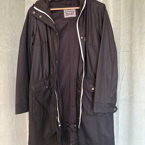 Levi's Raincoat - Women's Small - Black